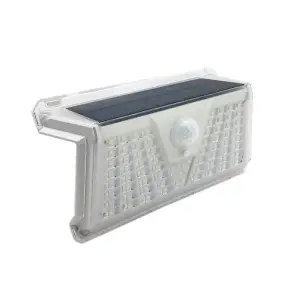 Applique Murale Solaire LED 1.3W IP44 73 Led avec Détecteur de Mouvement - Blanc Froid 6000K - 8000K