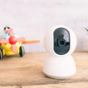 Caméra de Surveillance Intérieure Connectée WiFi Ronde 360° 1080p