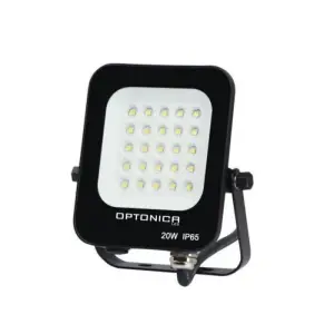 Projecteur LED Extérieur SMD 20W IP65 Noir - Blanc Chaud 2300K - 3500K