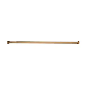 Barre de rideau de douche extensible 75/125 cm sans perçage, doré, Spirella Kreta