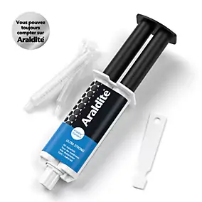 Colle haute performance epoxy à prise progressive Araldite Standard 24 ml
