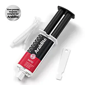 Colle haute performance epoxy à prise rapide Araldite matériaux 24 ml