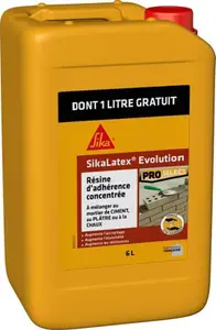 Résine d'adhérence SikaLatex Evolution 5L + 1L gratuit