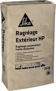 Ragréage extérieur autolissant P3 non fibré 25 kg
