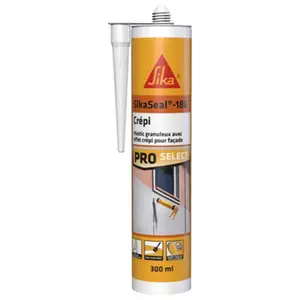 Mastic granuleux Sikaseal 186 effet crépi blanc - 300 ml