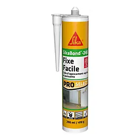 Colle d'agencement rapide Sikabond 240 410gr blanc