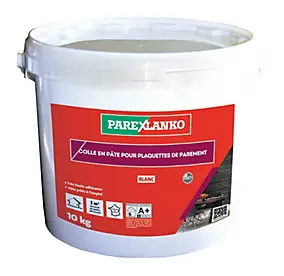 Colle pour plaquettes de parement intérieur blanc Parexlanko pâte 10kg