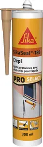 Mastic granuleux Sikaseal 186 effet crépi ton pierre - 300 ml