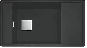 Évier en fragranite noir 1 bac à encastrer Franke Frames