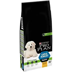 Croquettes pour chiot Pro Plan Large Robust Puppy riche en poulet et riz 12kg