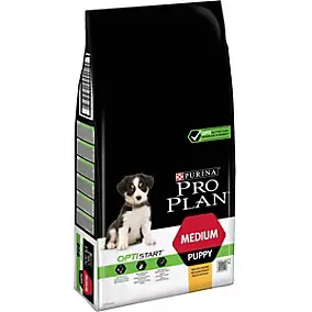 Croquettes pour chiot Pro Plan Medium Puppy riche en poulet 12kg
