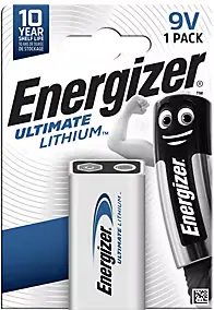 Pile Lithium bleue 6LR61 9V Energizer