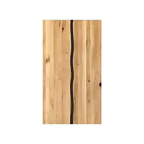 Plateau de table chêne vintage pleine lame, huilé 160x80cm, ép.26mm