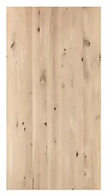 Plateau de table chêne vintage pleine lame, huilé 160x80cm, ép.24mm