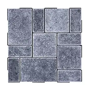 Dalles clipsables rectangulaires blue stone 30 x 30 cm Produx 4 pièces