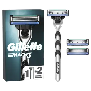 GILLETTE Match 3 rasoir avec recharges 2 recharges 1 rasoir