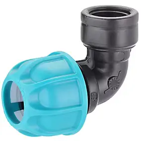 Coude Ø 3/4" Claber avec filetage F. 3/4"