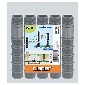 Allonge filetée 3/4"-3/4" Claber en Polypropylène (PP)