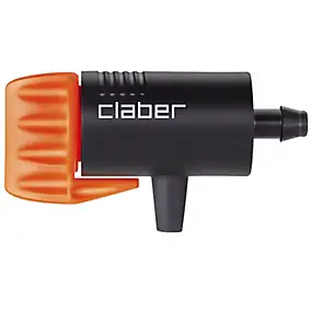 10 goutteurs en plastique Claber de 0 à 6 L/h