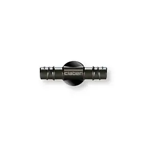 Jonction cannelée pour tuyaux Ø 13-16 mm noir vendue par 20 pièces