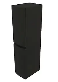 Colonne de salle de bain graphite mat Vague 30 cm