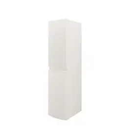 Colonne de salle de bains blanc mat Vague 30 cm