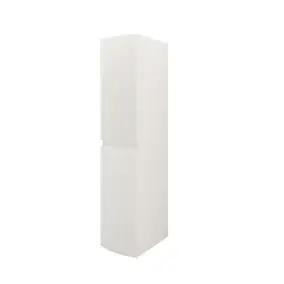 Colonne de salle de bains blanc mat Vague 40 cm
