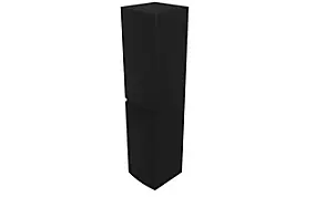 Colonne de salle de bains noir mat Vague 30 cm