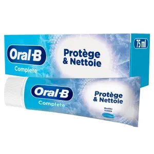 ORAL-B Complete dentifrice protège et nettoie menthe fraiche 75ml