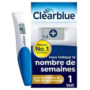 CLEARBLUE Test de grossesse digital 1 pièce