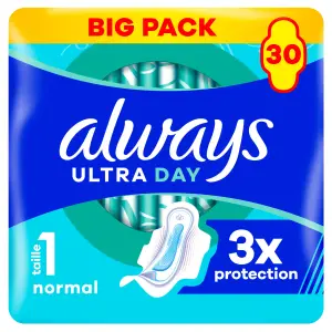 ALWAYS Ultra Day Serviettes hygiéniques avec ailettes 30 serviettes
