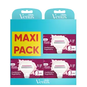 VENUS Comfortglide Sugarberry Recharge lame de rasoir 9 recharges