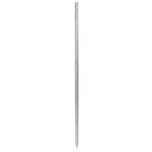 Poteau T en acier galvanisé vert H. 1,20 m - section 30 x 30 mm