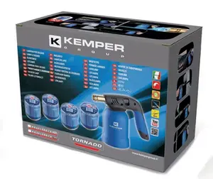 Lampe à souder piezo pour cartouche perçable flamme réglable