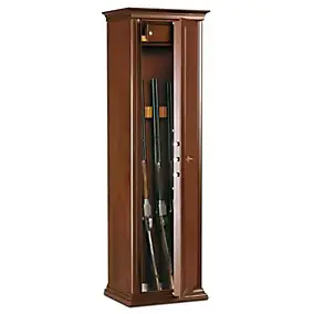 Armoire à fusils serrure à clé Technomax EHC/1500FT – 7 armes avec coffre intérieur – 143 L – l.40 x H.150 x P.35 cm