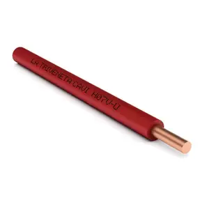 Câble électrique d'installation HO7VU 2,5MM2 100ML rouge