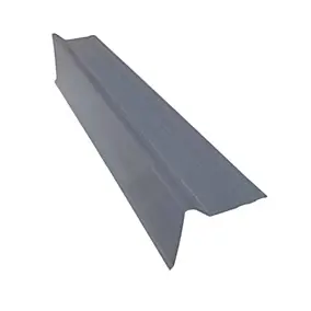 Rive pour plaque de toiture imitation tuile Coverlife en pvc bleu ardoise 105 cm