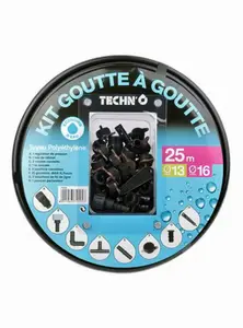 Kit goutte à goutte 25 M de tuyau en polyéthylène