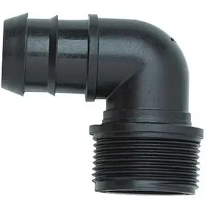 Raccord coude pompe diam. 25mm - filetage 26x34