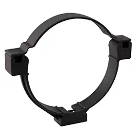 Collier de fixation pour tube de descente Ø80 anthracite Fitt