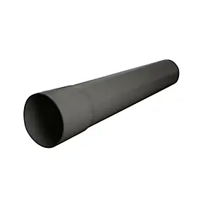 Descente de gouttière graphite ø80 mm L.4 m Fitt