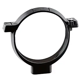 Collier descente de gouttière 80 graphite Fitt
