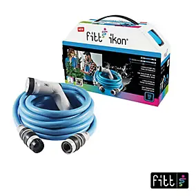 Tuyau d'arrosage extensible Fitt Ikon bleu L.10 m
