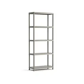 Étagère de garage en résine 5 tablettes L.75 x H.176 x P.32 cm Keter Planet
