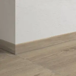 Plinthe de carrelage intérieur grès cérame émaillé beige ASTURIO 7,5 x 62 cm
