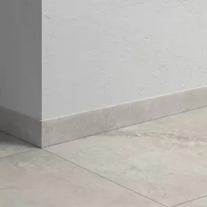 Plinthe de carrelage intérieur grès cérame émaillé VARANA IVOIRE 7,5 x 62 cm