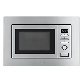 Four micro-ondes encastrable Universel 21L FMI020X Smeg inox