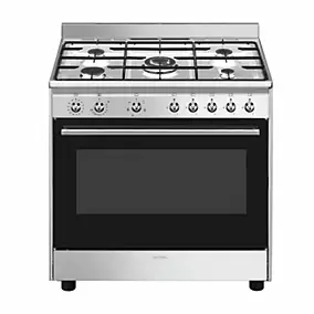 Piano de cuisson gaz 115 L L. 60 x H. 90 cm CX90GM Smeg inox