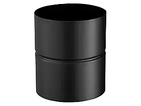 Adaptateur émaillé noir mat ø130F - 130F Poujoulat