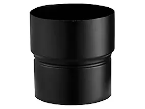 Réduction émaillée noir mat ø130 - 125 mm Poujoulat